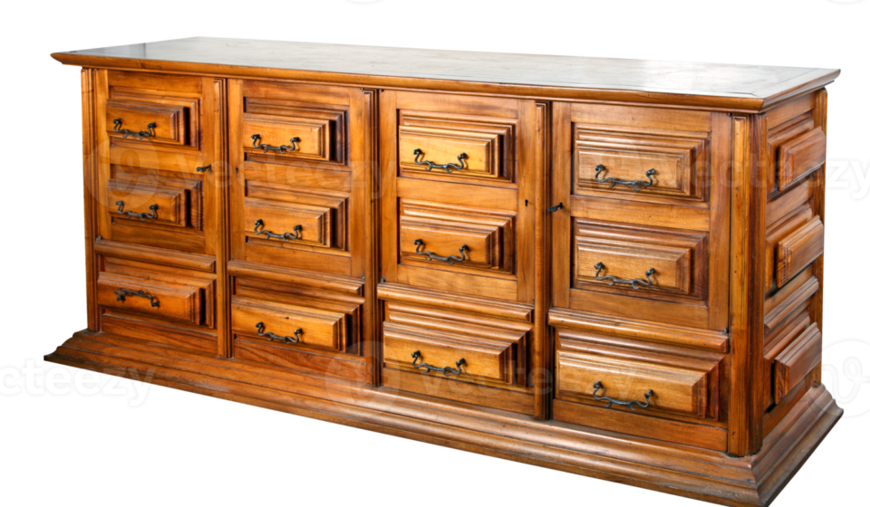 old-wooden-furniture-with-drawers-png