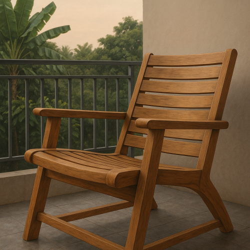 From Java to Your Balcony: The Journey of a Handcrafted Teak Lounge Chair